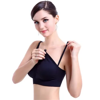 

New Breastfeeding Full Coverage Padded Bra Feeding Tanks Women Nursing Pregnant Maternity Bra
