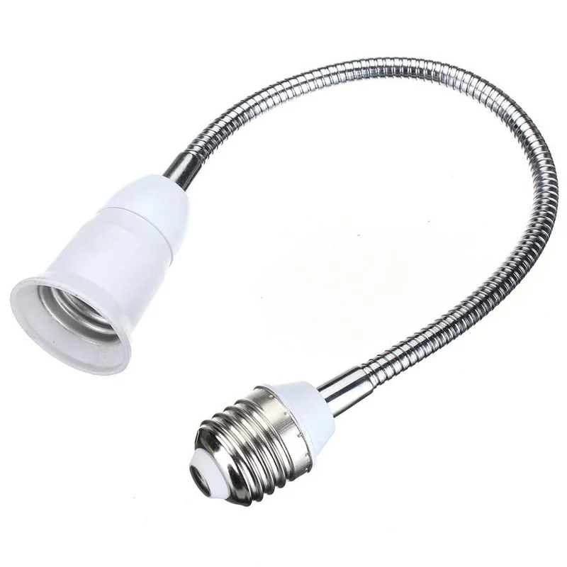 E27 LED Light Bulb Lamp Holder Flexible Extension Adapter Socket 20/30