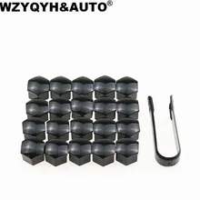 20pcs/lot 17mm Car Wheel Lug Nut Center Cover Caps + Removal Tool For Volkswagen VW Golf Jetta Passat Audi A4 A3 Q5 Car styling