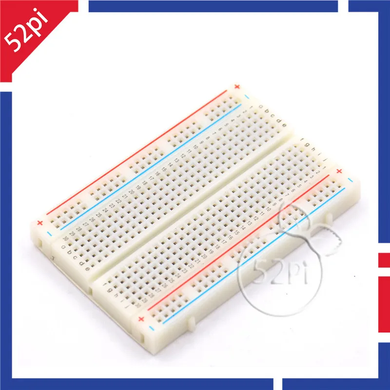 

Mini Breadboard Solderless Protoboard PCB Test Board 400 Contacts Tie Points