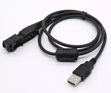 USB Programming Cable for MOTOTRBO Radio XPR3300 XPR3500 DP2400 DP2600 PMKN4115 Two Way Radio