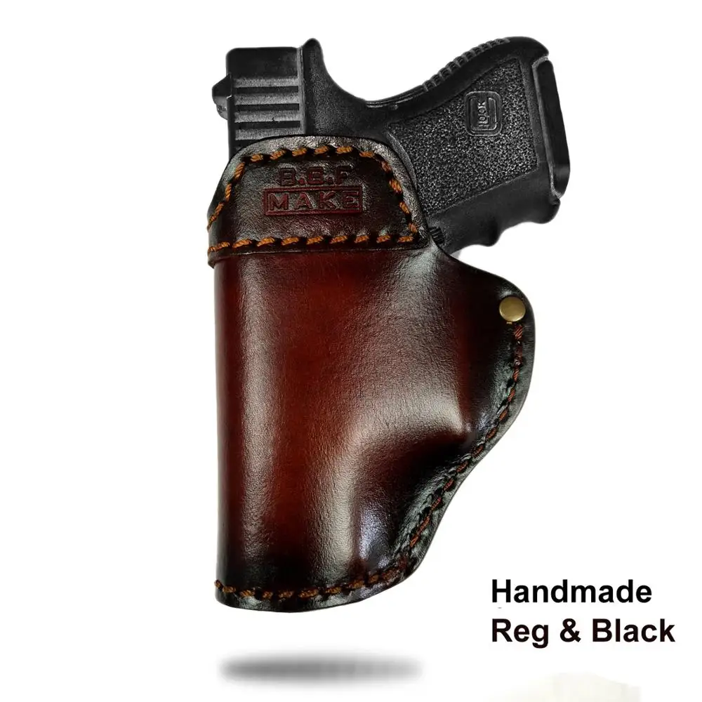 B.B.F MAKE Gun Holster Leather Sheath For S&W M&P Shield- GLOCK 17 19 22 23 26 27 32 33 42, 43/Спрингфилд XD-S доски кобуры