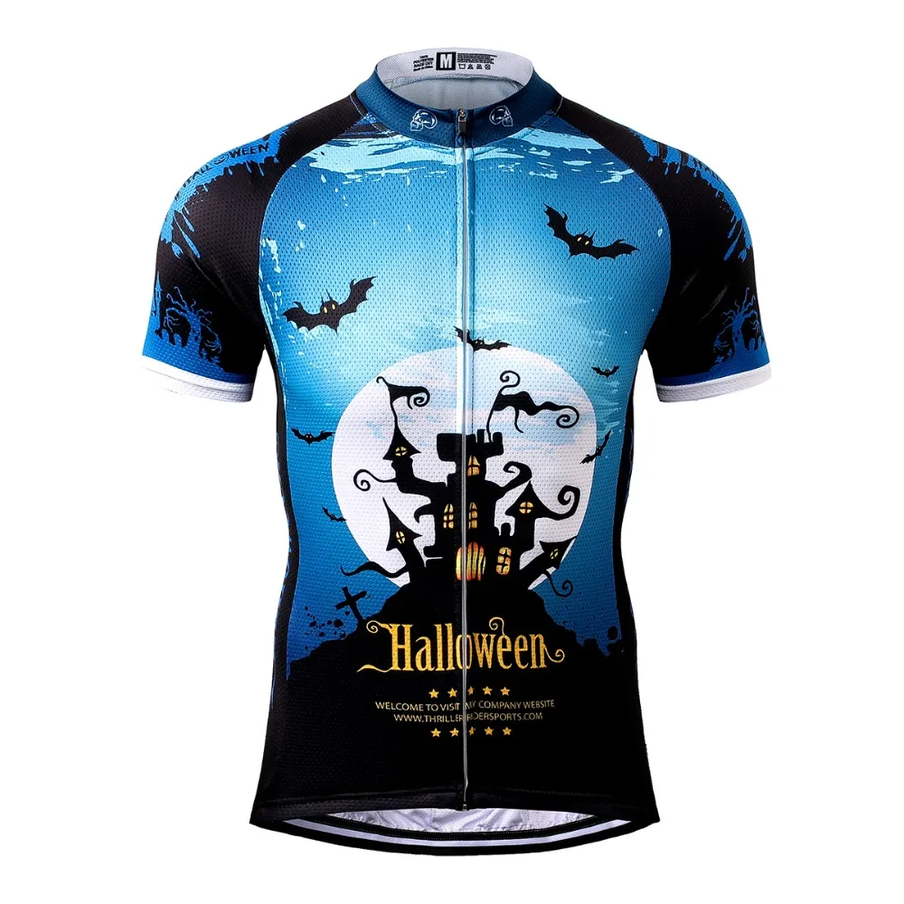 

THRILLER RIDER SPORTS TRS-0016 Mens Cycling Jersey Cycling Clothing Bike Shirt Size S to 5XL