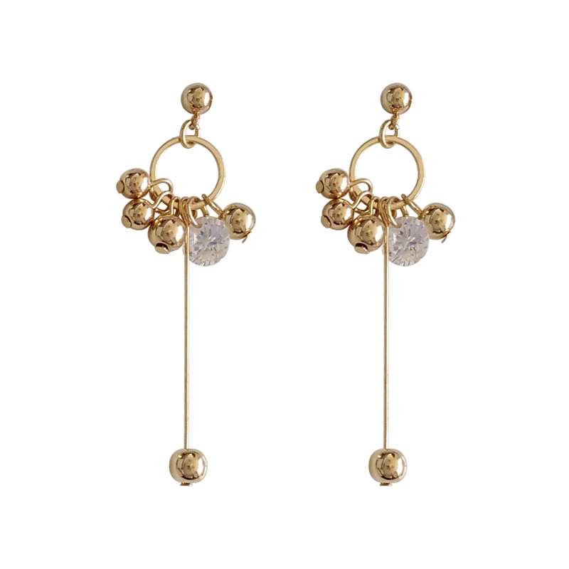 

Fashion New Designs Jewelry Post With Beads Earrings For Women