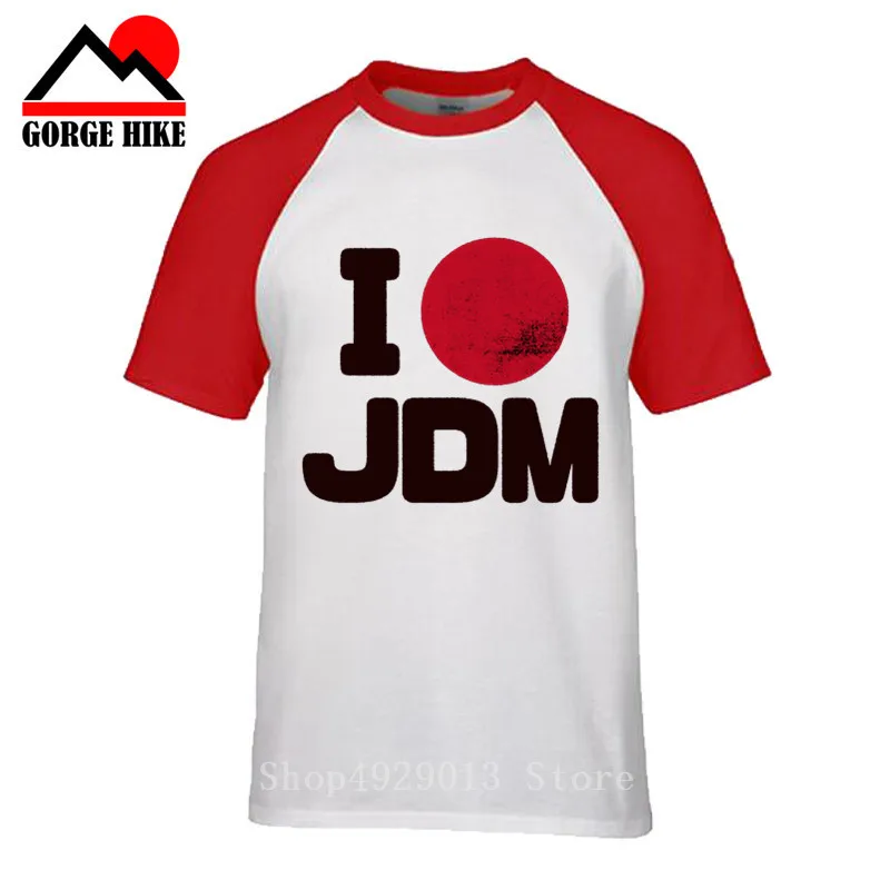

Novelty Auto T Shirts JDM Rising Sun Men 100% Cotton Tee Shirt Adult Men's T-Shirts Automobile Race Short Sleeve Design Luxury
