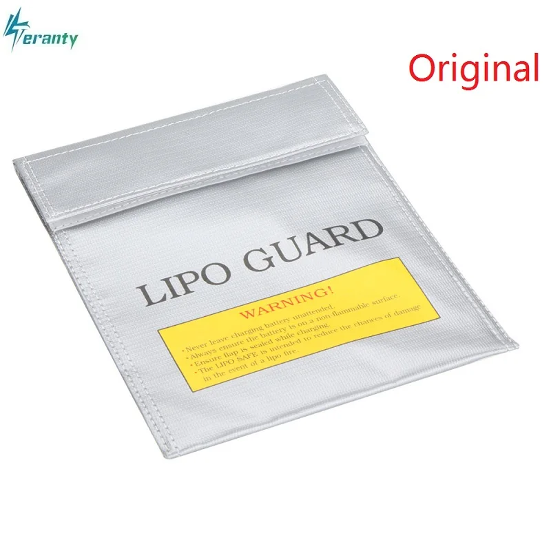

1Pc Fireproof RC LiPo Battery Safety Bag Safe Guard Charge Sack 180 X 230 mm Remote Control Toys Bag for Children