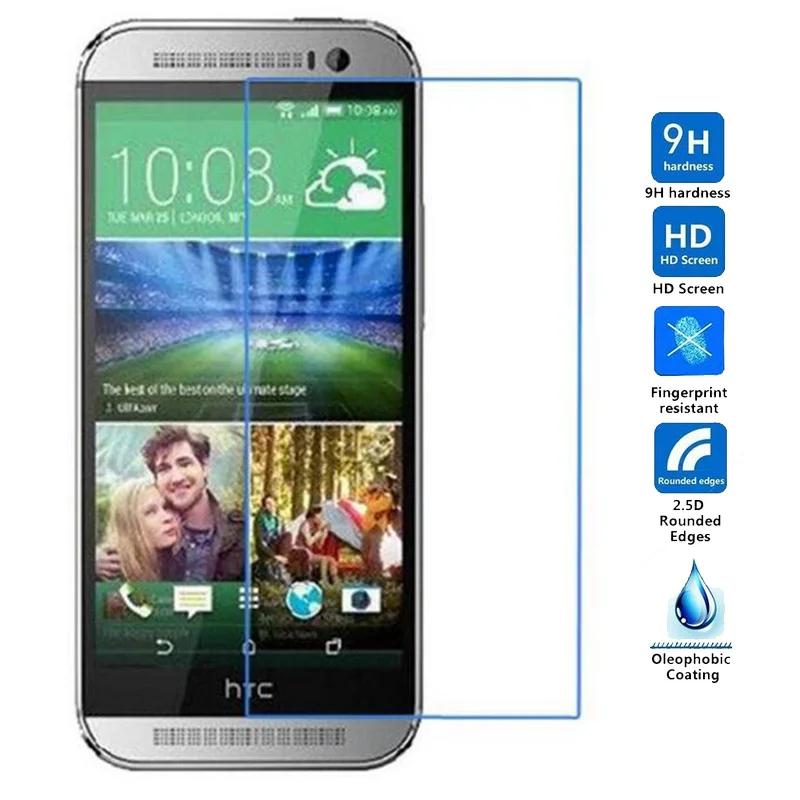 Высококачественное закаленное стекло 9H для HTC one mini 2 протектор экрана закаленная