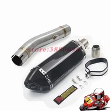 Полный мотоцикла углеродного волокна выхлопная система для поездок на мотоцикле DUCATI Diavel скремблер 696/795/796/1100 848/1098/1198 Diavel