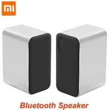 Xiaomi Bluetooth компьютерный динамик 12 Вт 2,4 ГГц двойной бас стерео портативный Aux DSP с микрофоном светодиодный индикатор