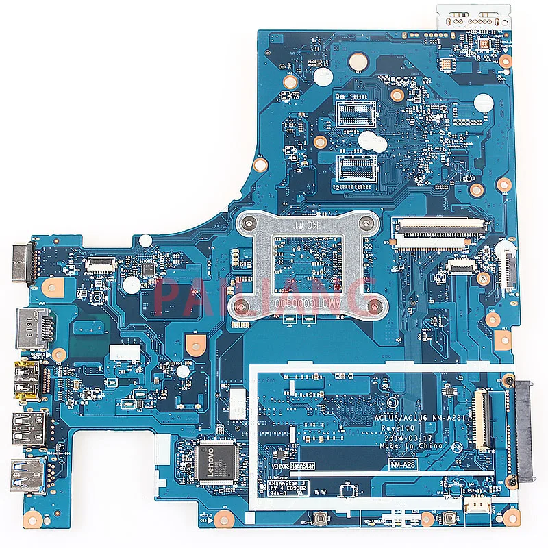 PAILIANG placa base de computadora portátil para Lenovo G50-45 PC placa base AMD EM6010 MB ACLU5 ACLU6 NM-A281 15 pulgadas completa tesed DDR3 PAILIANG placa base de computadora portátil para Lenovo G50-45 PC placa base AMD EM6010 MB ACLU5 ACLU6 NM-A281 15 pulgadas completa tesed DDR3