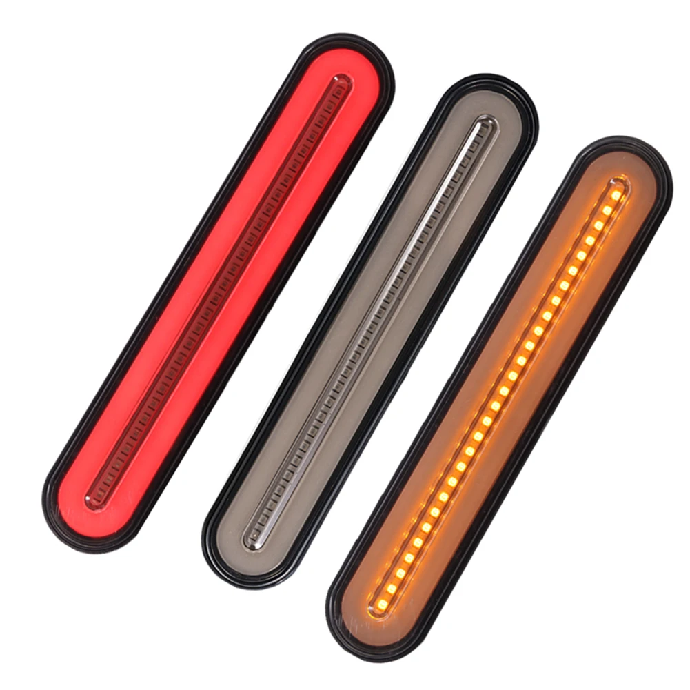 

Auto Exterior Decoration Two-color Brake Turning Signal Tail Lights For Heavy Cargo Truck Trailer Modified LED Lamp