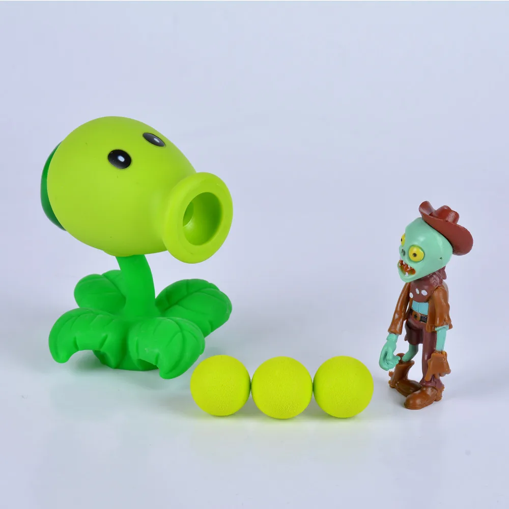 26styles New Popular Game PVZ Plants vs Zombies Peashooter PVC Action Figure Model Toys 10CM Plants Vs Zombies Toys