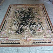 8'x10 'французский ткань Aubusson rugs ковры ручной работы высокого качества ориентированной ковер Королевский стиль