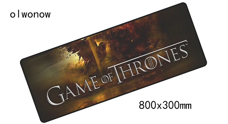 Size 800x300x2mm Коврик для мыши Game of Thrones 800x300 мм, коврик для компьютерной мыши, большой игровой коврик, высокое качество, коврики для мыши для геймера - Цвет: Size 800x300x2mm
