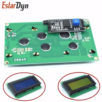 

5PCS LCD2004+I2C 2004 20x4 2004A blue/green screen HD44780 Character LCD /w IIC/I2C Serial Interface Adapter Module
