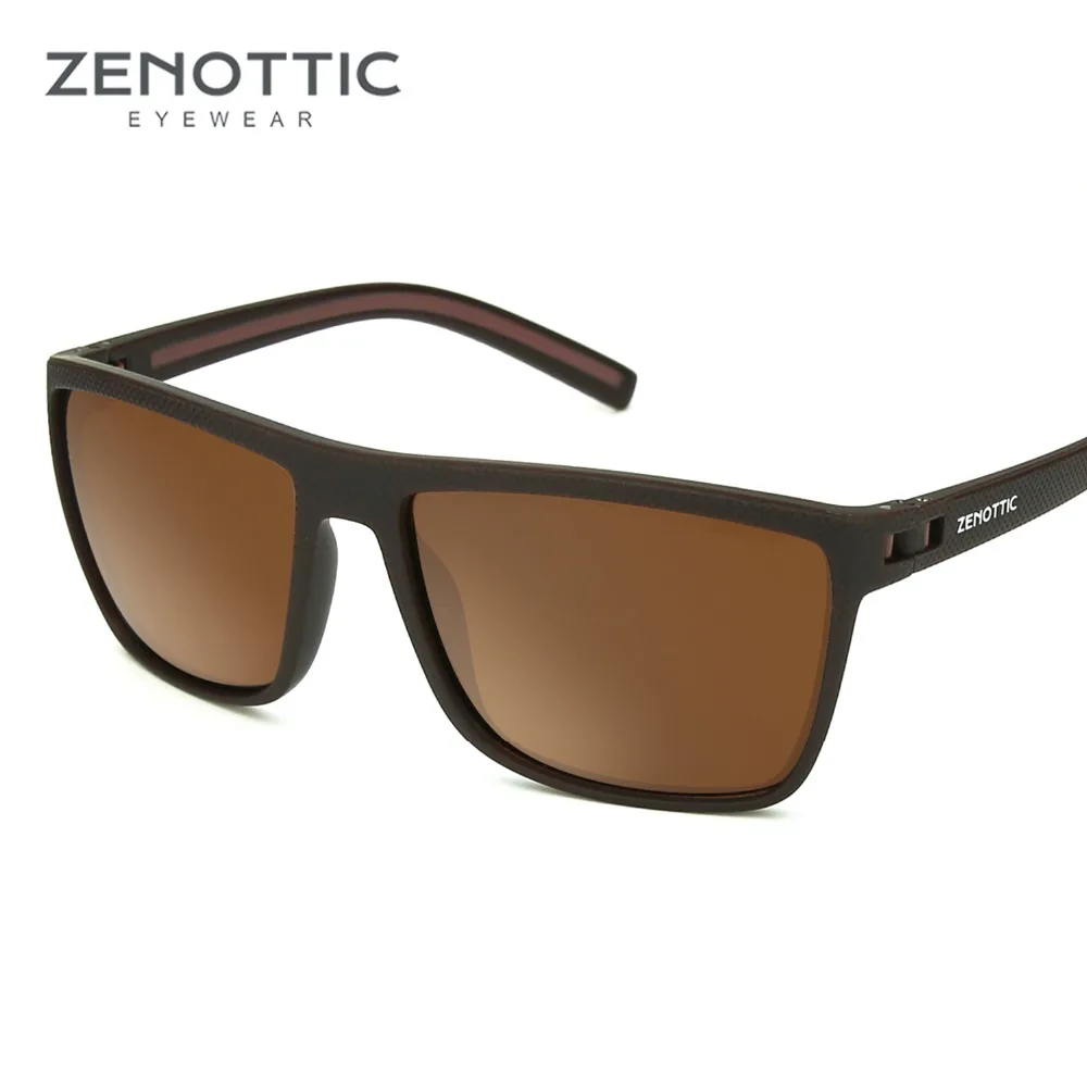 ZENOTTIC, высокое качество, мужские солнцезащитные очки,, поляризационные, Ретро стиль, TR90, большие, квадратные, негабаритные, солнцезащитные очки, большие, крутые, UV400, BT6204