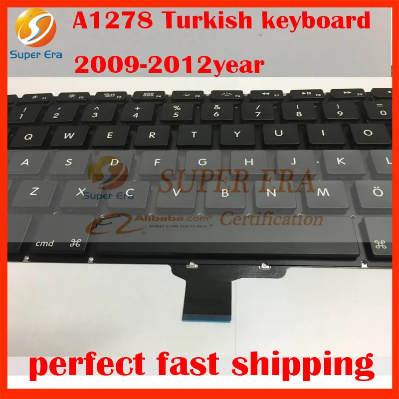 TR ty для MacBook Pro 13.3 ''Турция клавиатура без подсветки A1278 клавир Турции 2009 2010 2011 2012 год