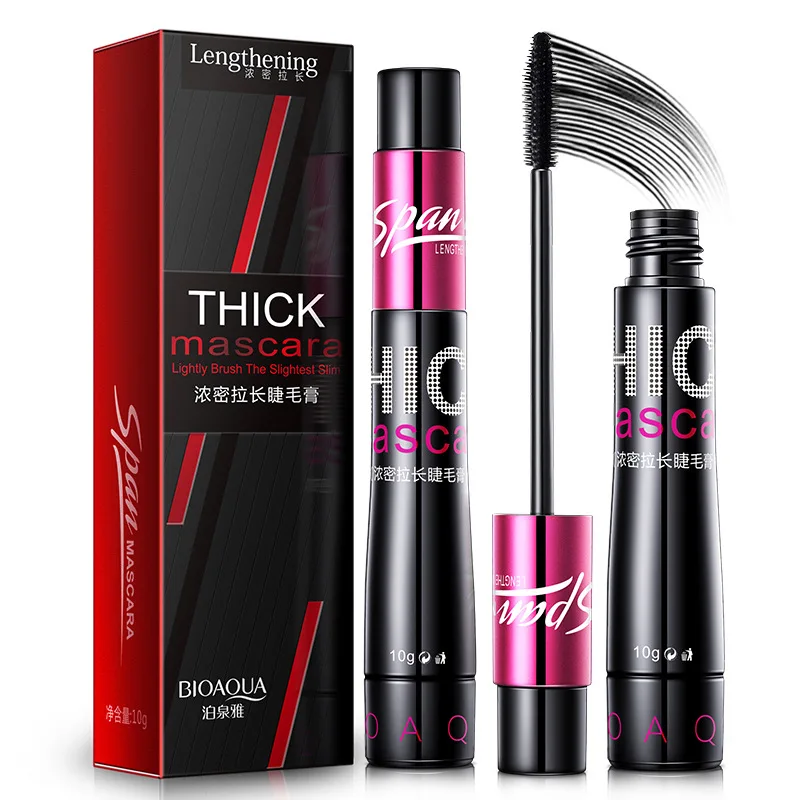 

BIOAQUA Brand Lengthening Thick Mascara Eye Makeup Quick Dry Waterproof Curling Long Lasting Eyelashes Black Mascara Cosmetics