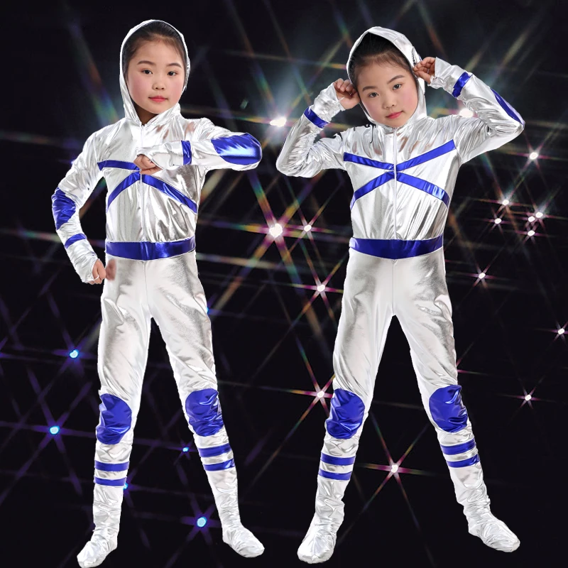 Per bambini anime dramma robot fase fumetto bambino costume prestazioni  astronaut tuta spaziale moderno costume di ballo