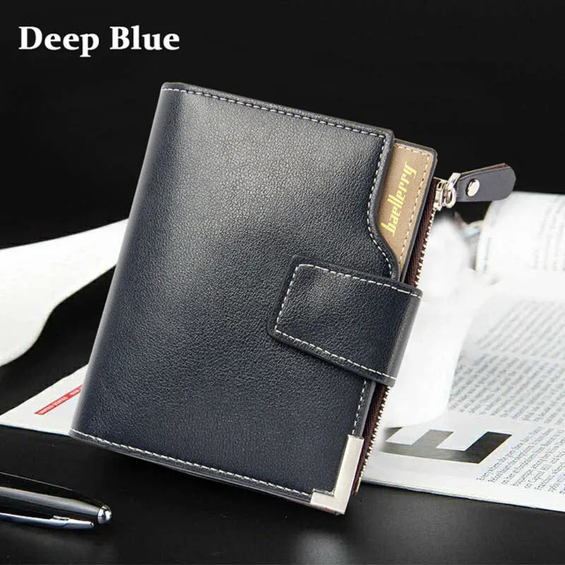 men's wallet leather men wallets purse short male clutch leather wallet mens money bag quality guarantee Fashion Busines 047Q