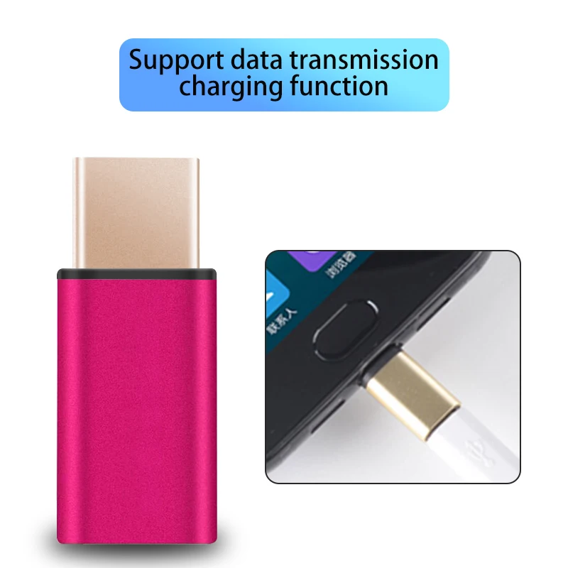 

USB Type C OTG Adapter Micro USB To Type C Charger Quick Data Cable for Samsung S8 S9 Plus Xiaomi Huawei Macbook Cell Phone