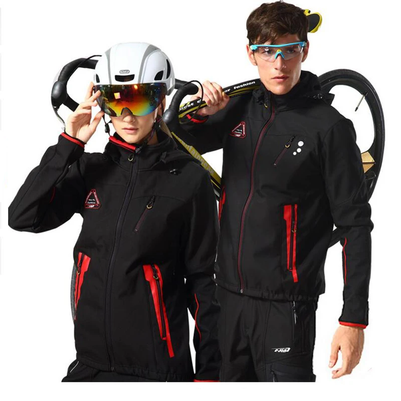 

Mountainpeak Women Men Cycling Jacket Set Winter Thermal Fleece Cycling Clothing Sport Bike Warm Cycling Jersey Ciclismo Maillot