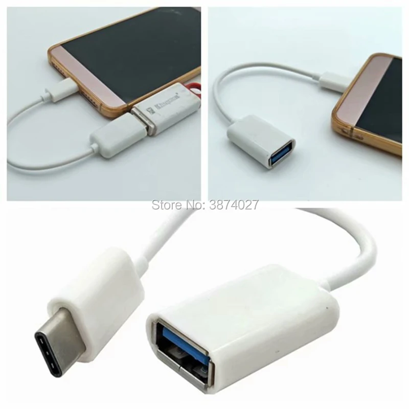 Адаптер CT2 Type C OTG для кабеля USB кабель передачи данных 10 см MacBook удлиненная U