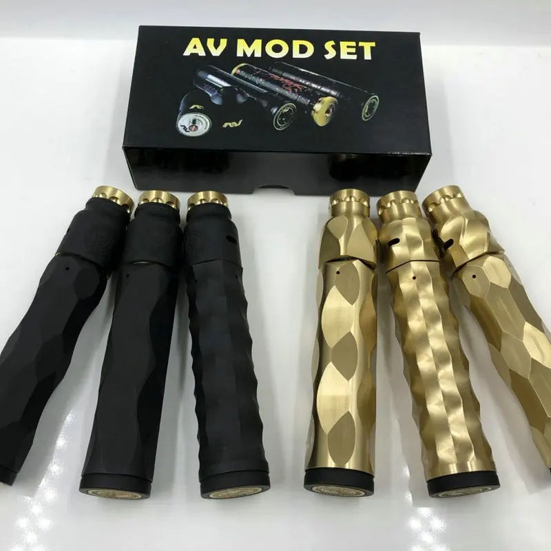 OFV AV Stealth mod серии Swiss mech 24 мм Medieval из меди/латуни Dimple механический fit 18650