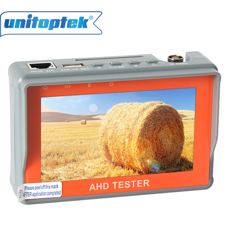 

New CCTV 1080P 720P AHD Camera Tester 4.3-inch LCD Analog Video Test 12V/5V Power Output Cable AHD CCTV Tester
