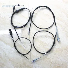 PW50 спереди Трос стояночного тормоза+ задний тормозной трос+ Дроссельной заслонки+ дроссель кабель для Yamaha PW50 Байк мотоциклетные наборы 4 шт./компл