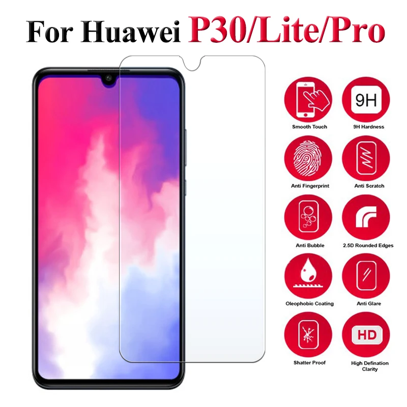 Защитный Стекло на huawei P30 Lite рro Экран протектор huawey безопасности Tremp P 30 высокой