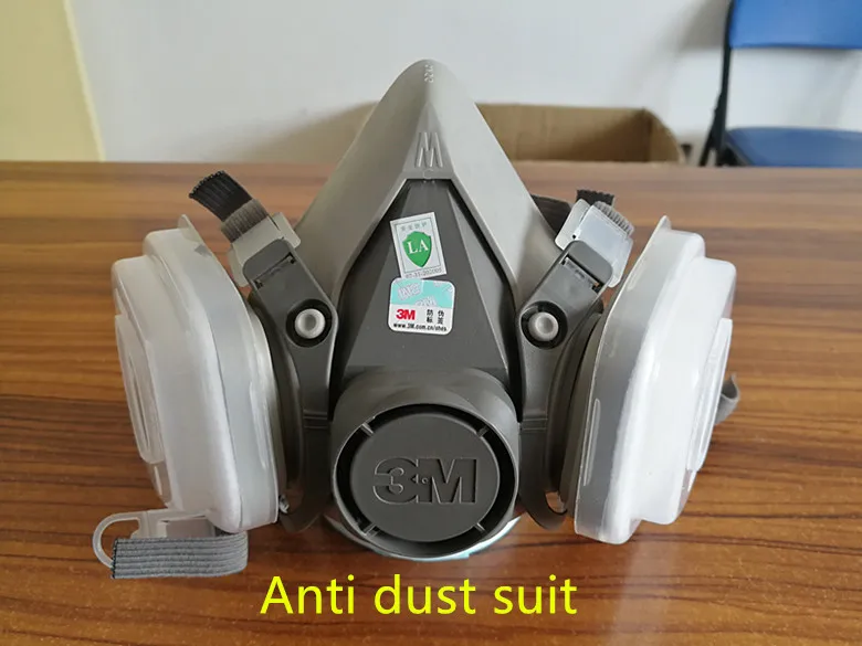 3 м 6200 противогаз 7 шт. костюм респиратор с 3 м 6001 подходит для использования анти-туман распыления пестицидов