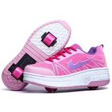 Baby Wheelie Shoes For Baby Boy Girl Roller Skates Fashion Sneakers Double Wheel Heelys Baby shoes