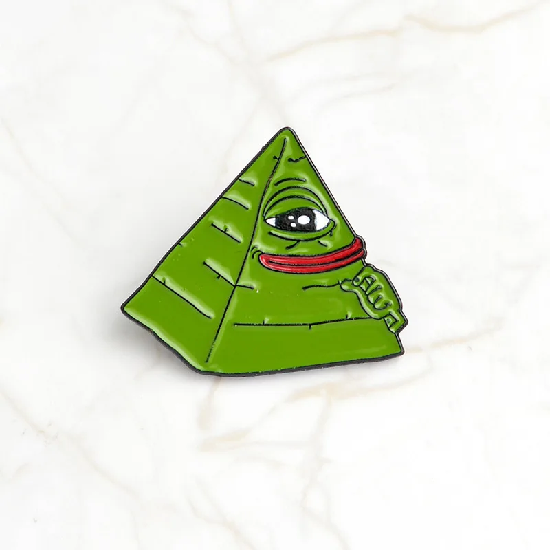 Xedz лягушка Pepe Pin неможет человек брошь грустная Лягушка Брошь обеспечивающим приятную носку; человек значки поп-культура шпильки лягушки ювелирных изделий - Окраска металла: style4