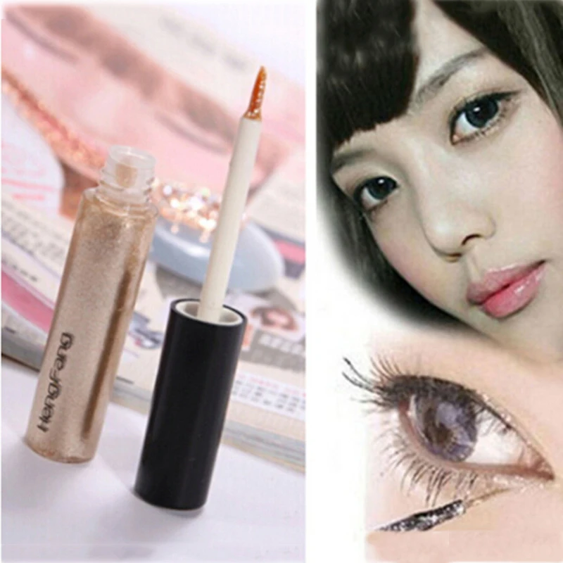 Colorful Eye Shadow Sticker 8 Colors Liquid Eyeshadow &amp Eyeliner Pen Shimmer Glitter Shining Cosmetics Makeup Trendy | Красота и