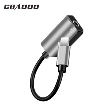 3,5 мм аудио разъем разветвитель зарядное устройство мобильный телефон наушники Портативный 2 в 1 адаптер для IPhone 7 8 X Тип USB C разъем AUX кабель