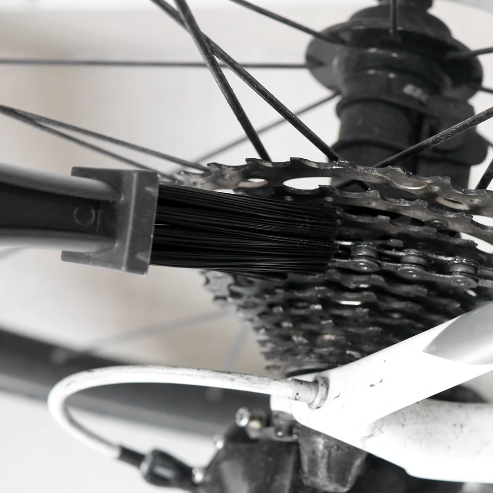 Пластиковая велосипедная цепь для мотоцикла, чистящее щеточное устройство, Grunge щетка, очиститель, инструмент для очистки, аксессуары