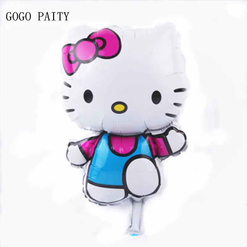 

GOGO PAITY Mini hello kitty aluminum balloon, multi-style, party decorations, children's toys wholesale
