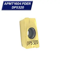 20 шт. APMT1604 PDER DP5320/APMT1604 PDER TT9080 карбидная вставка токарный фрезерный станок с ЧПУ Инструменты Фреза