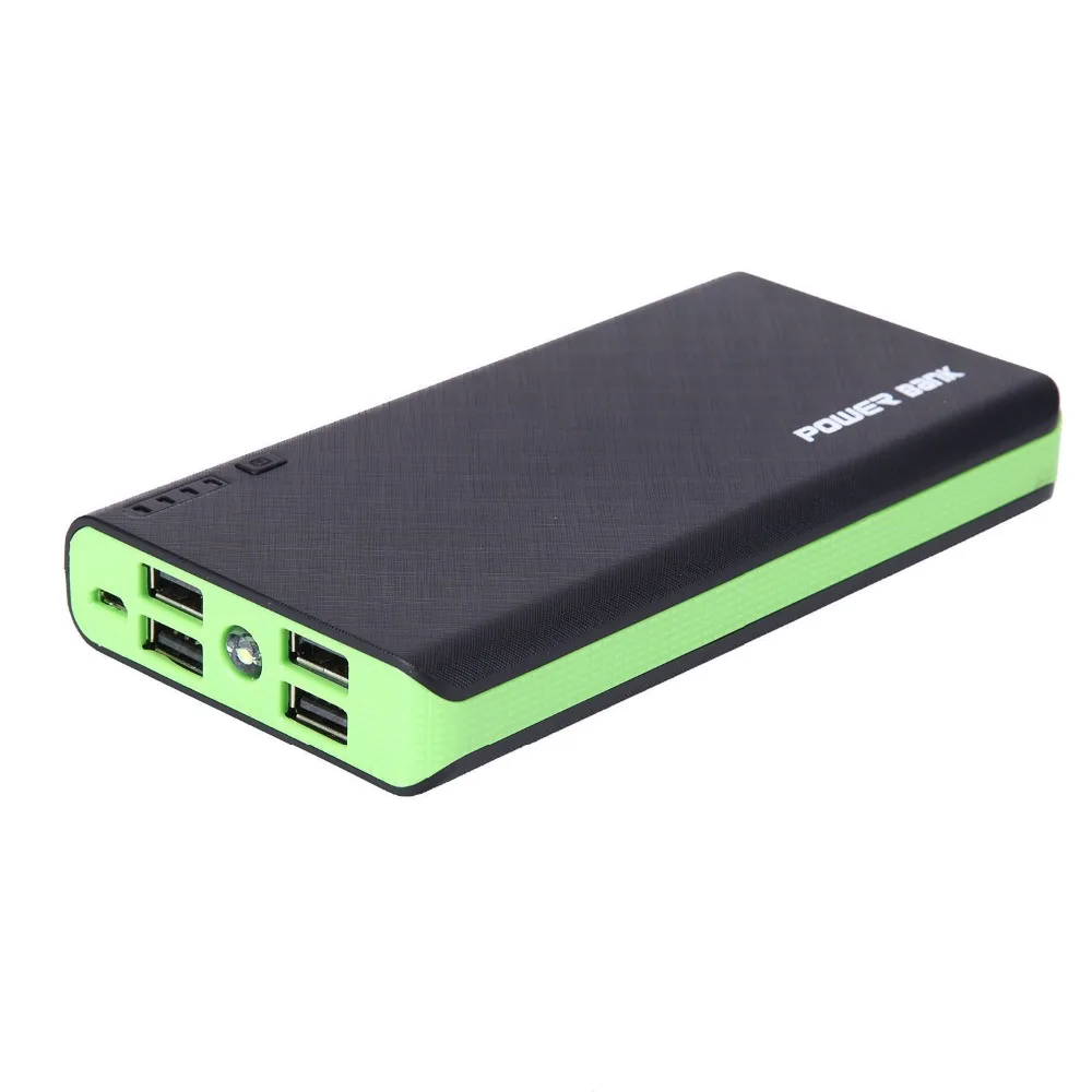 Портативный зарядный аккумулятор power bank 4 USB 50000 mAh Bank светодиодный внешний