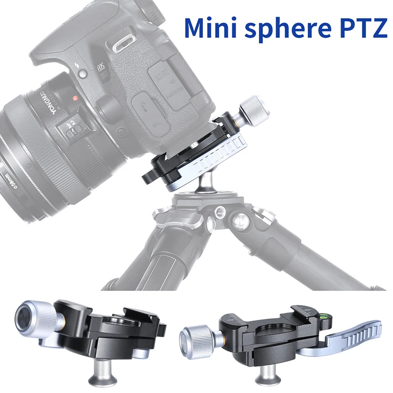 1/4 винт Штатив Адаптер шаровой головки мини Сфера PTZ Arca Швейцарский быстроразъемный зажим пластина для микро-одиночной DSLR камеры слайдер