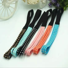 Женские Мужские Повязки для волос для йоги нескользящие заклепки впитывающие пот эластичные повязки для йоги выдалбливают Пот Повязки для волос для бега на открытом воздухе