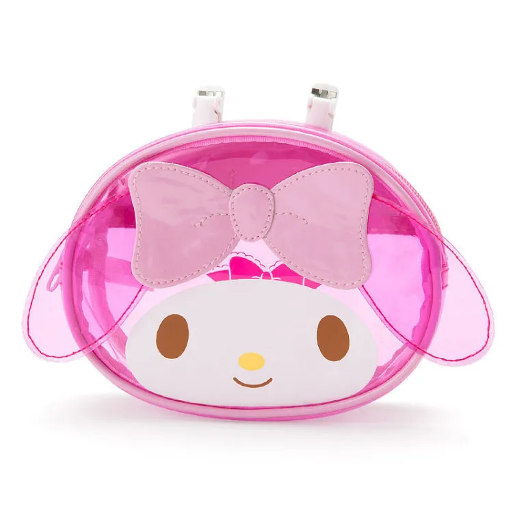 Прозрачная сумка My Melody Pink в форме головы милый мультяшный водонепроницаемый