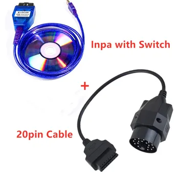 

INPA/Ediabas K+DCAN USB Interface FT232RL Chip For b-w OBD CAN Scan Reader Diagnostic Cable Switched UK INPA DIS SSS NCS Coding