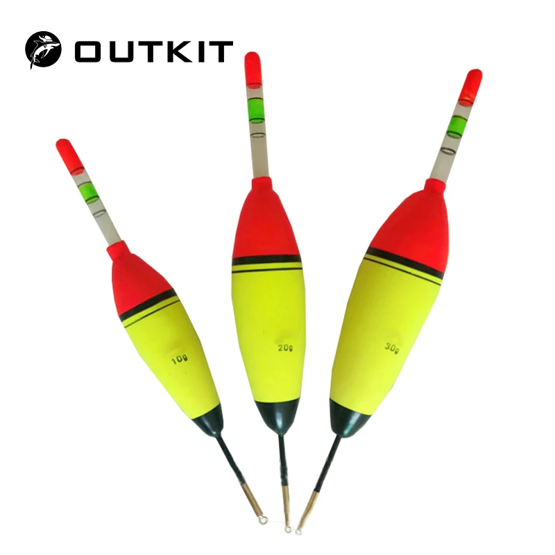 

OUTKIT 1Pcs High Quality EVA Luminous Float Fish bait detector For high sensitivity Fishing Accessories Sport Tools