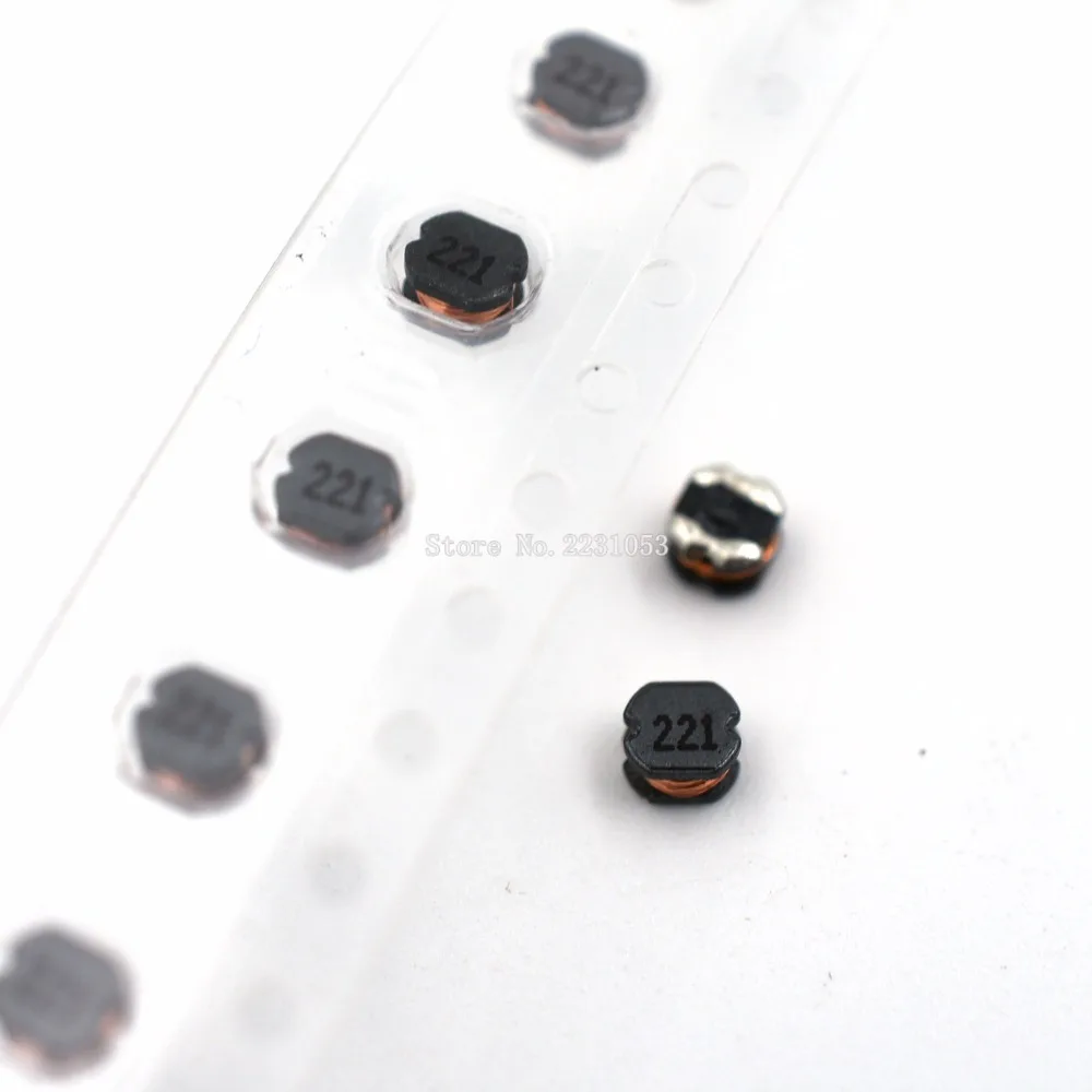 

30PCS/LOT SMD Power Inductor CD32 220uH 220UH 221 SMD Inductance 3.5*3.0*2.0mm