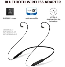 PIZEN Neckband Bluetooth APTX AAC 2PIN 0.78 0.75MM MMCX apt-X Cable with microphone For Shure/Westone/JVC/FiiO UE TF10 W4R IE80 bgvp m1 apt x bluetooth v4 2 cable for mmcx earphones hifi 8 core occ silver plated cable with microphone for shure for ue
