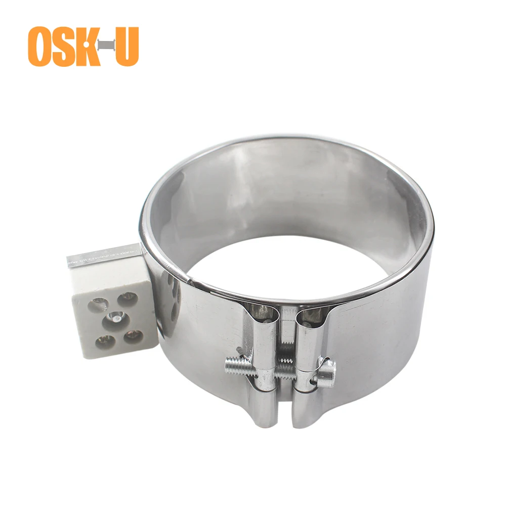 Aquecedor Elétrico de com Faixa de 80 mm id 80 90 100 mm Altura Aquecimento Elétrico para Máquina de Moldagem por Injeção Aço Inoxidável