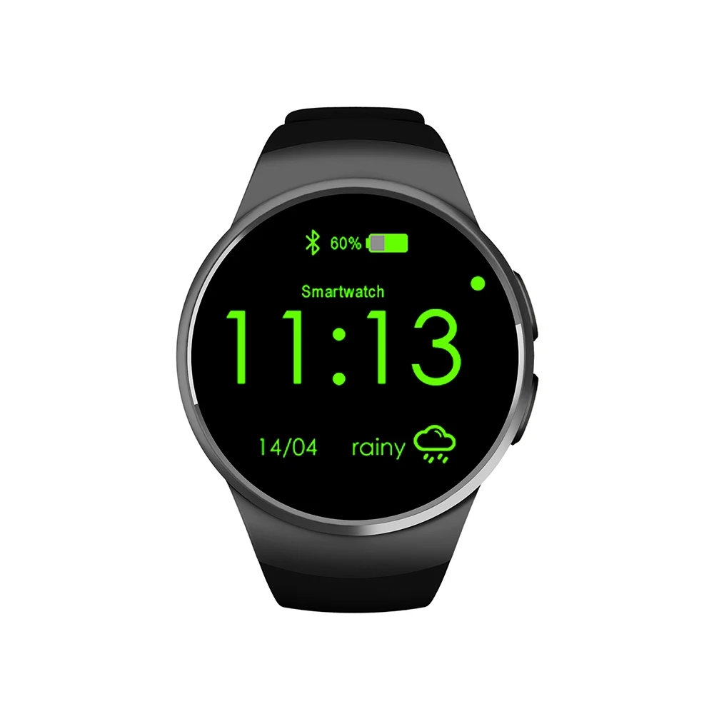 

KW18 Bluetooth smart watch full screen Support SIM TF Card Smartwatch Phone Heart Rate for apple gear s2 huawei xiaomi