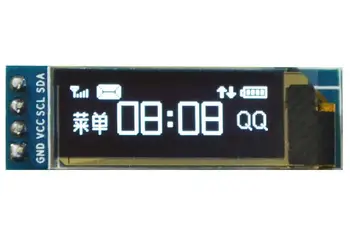 

Free shipping.10PCS (white) 0.91 inch OLED display 12832 IIC 128*32 LCD screen for arduino display device SSD1306